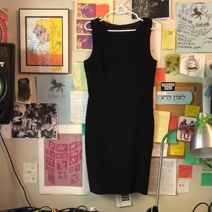 Gorgeous theory little black suit wiggle dress size 10